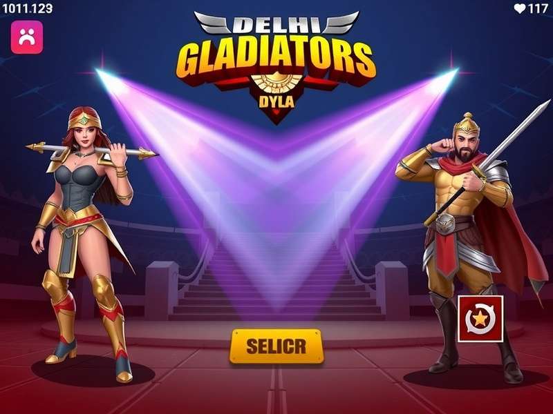 Delhi Gladiators Character Selection